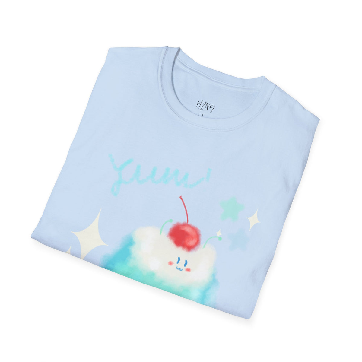 Blue jelly alien shirt