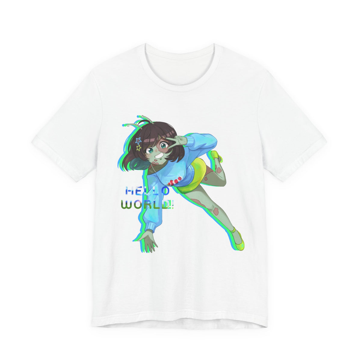 Hello World H1N4 Frutiger Aero Tee