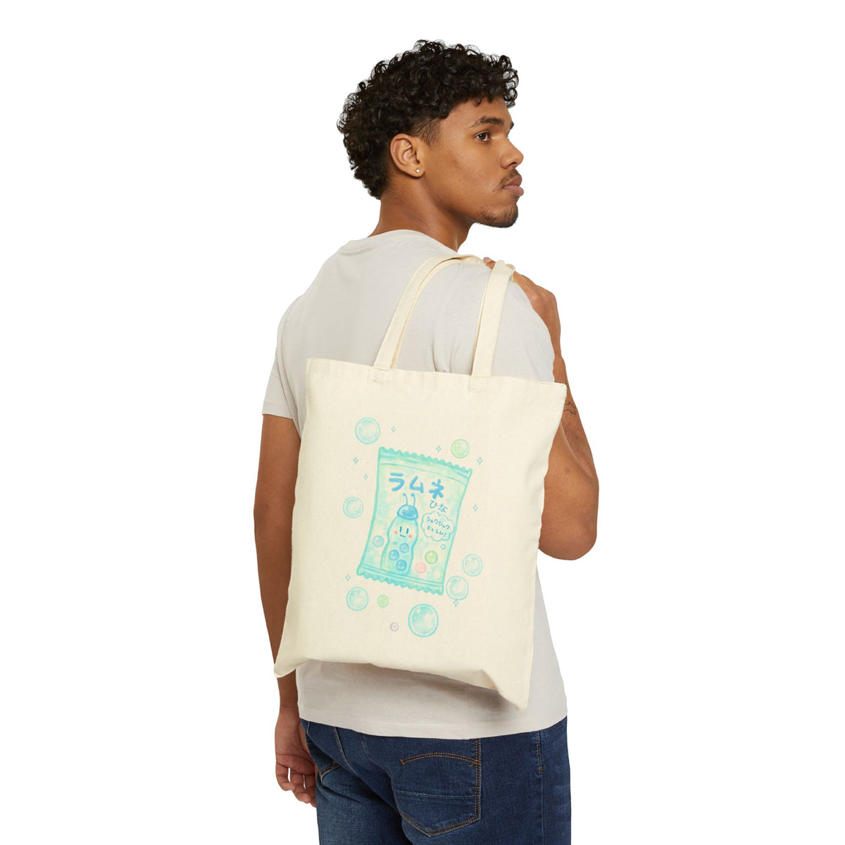 Kawaii Ramune Candy Tote Bag