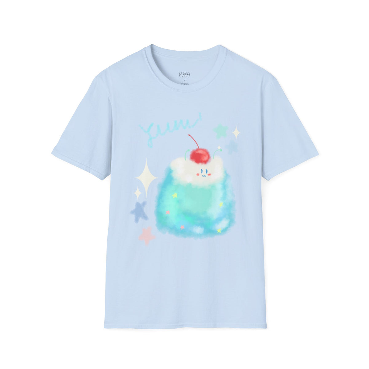 Blue jelly alien shirt