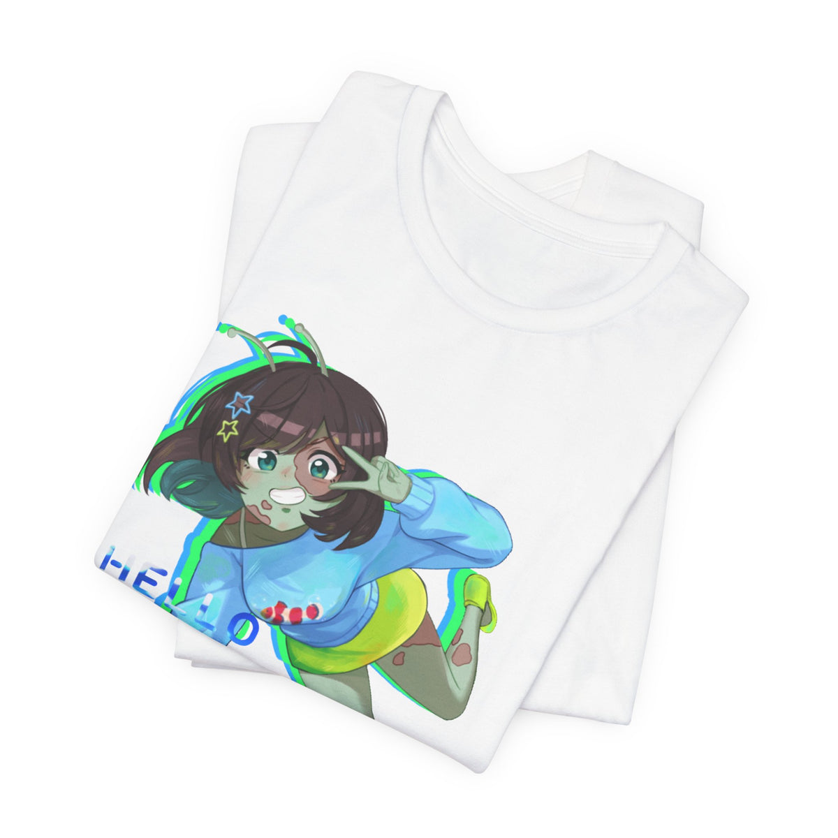 Hello World H1N4 Frutiger Aero Tee