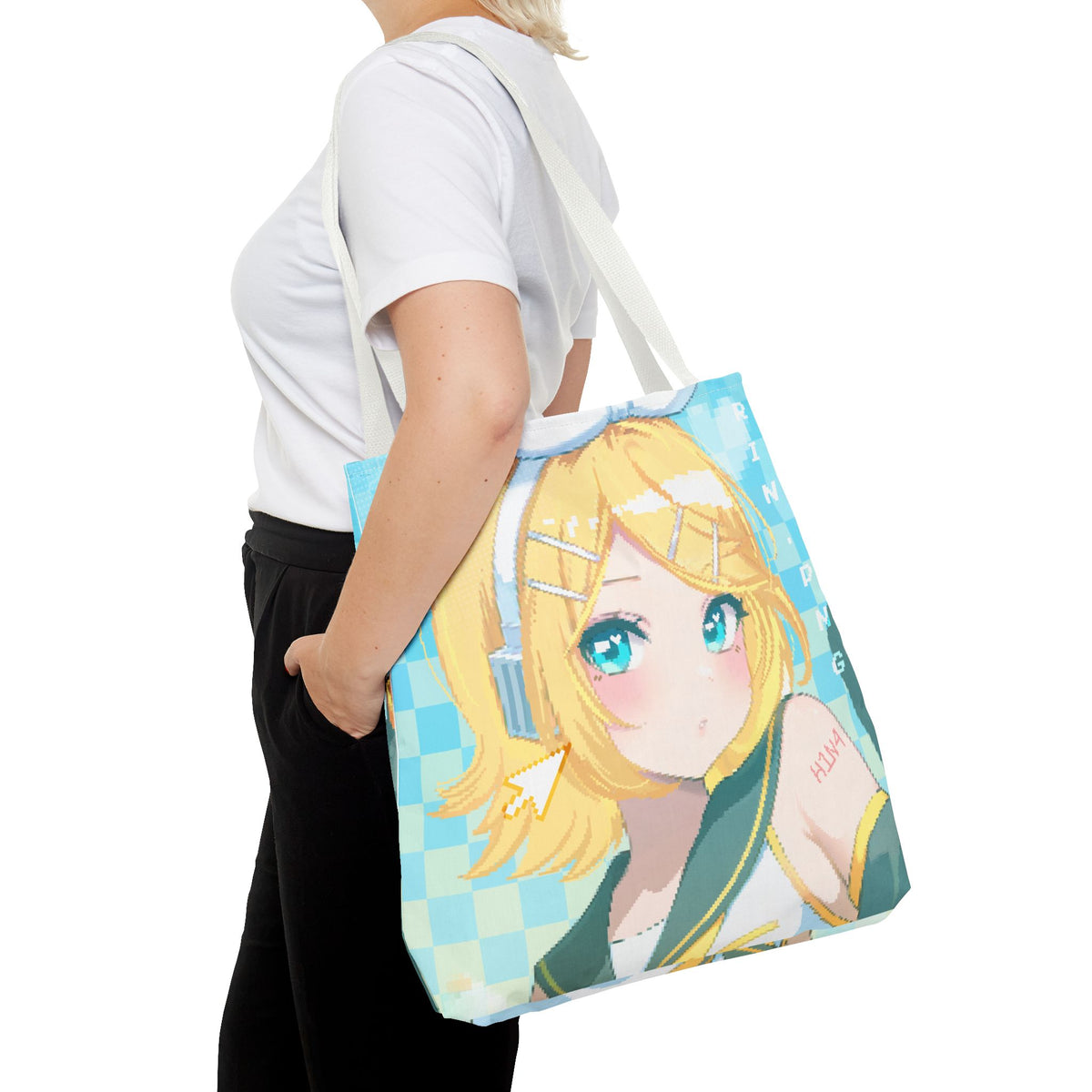 Kagamine Rin tote bag