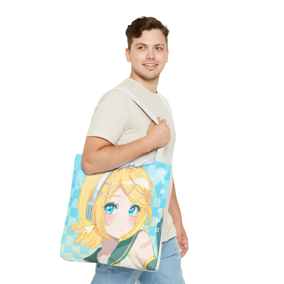 Kagamine Rin tote bag