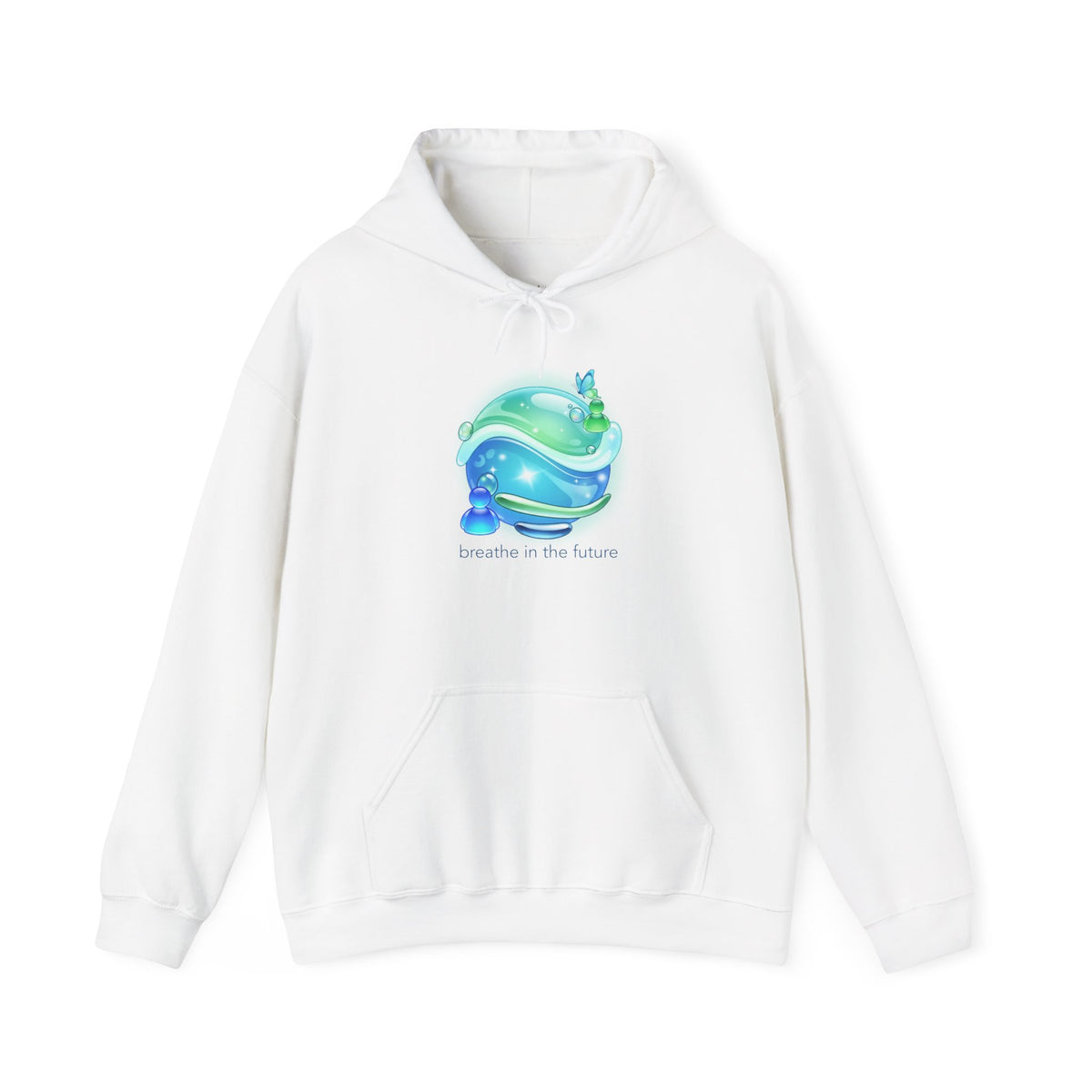 Frutiger Aero Hoodie | Breathe into the future