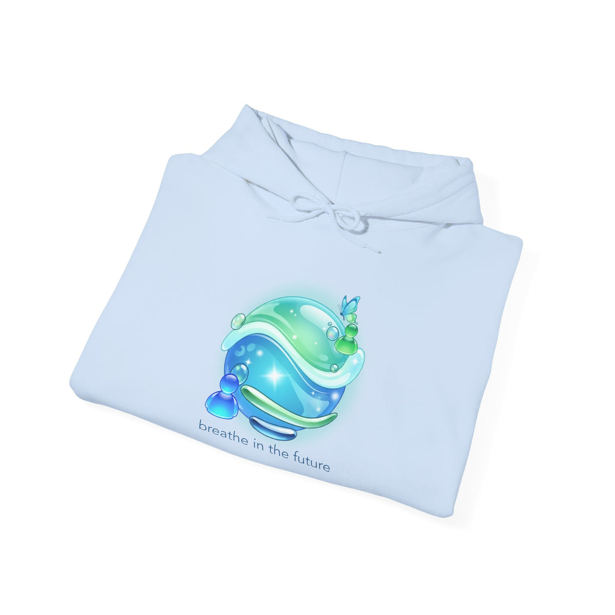 Frutiger Aero Hoodie | Breathe into the future
