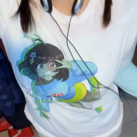 Hello World H1N4 Frutiger Aero Tee