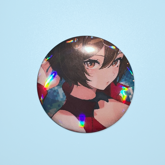 Meiko Rainbow Holo Pin