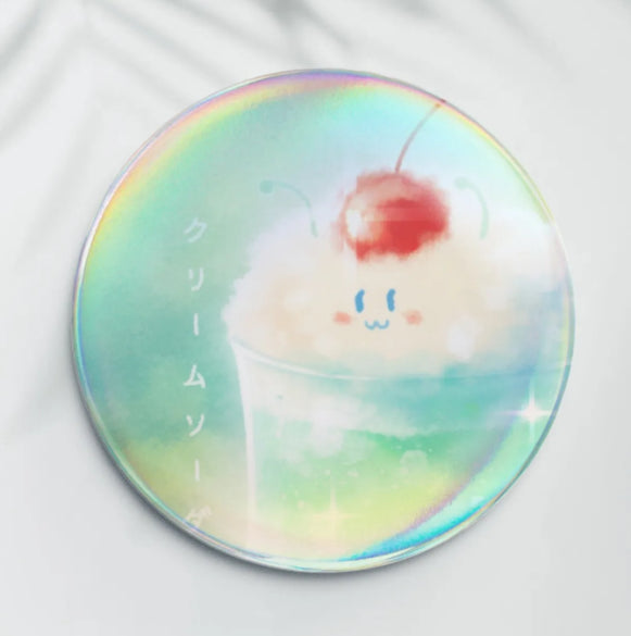 Melon Cream Soda Holo Pin