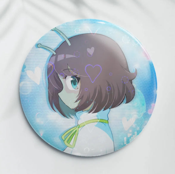 H1N4 Alien Holo Pin