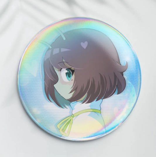H1N4 Alien Holo Pin